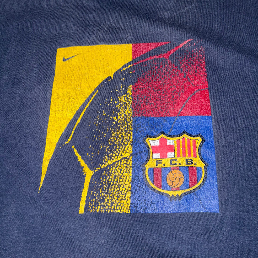 T-shirt Barcellona NIKE Vintage  (L)-NO LIMIT OG STYLES