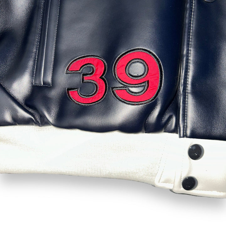 Leather jacket Down Impact Vintage Racing Double Face  (XL)