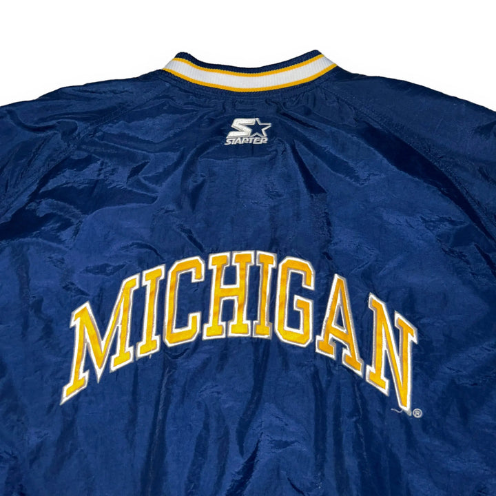 Michigan Wolverines Starter Windbreaker Vintage  (L)  - No Limit OG Styles-NO LIMIT OG STYLES