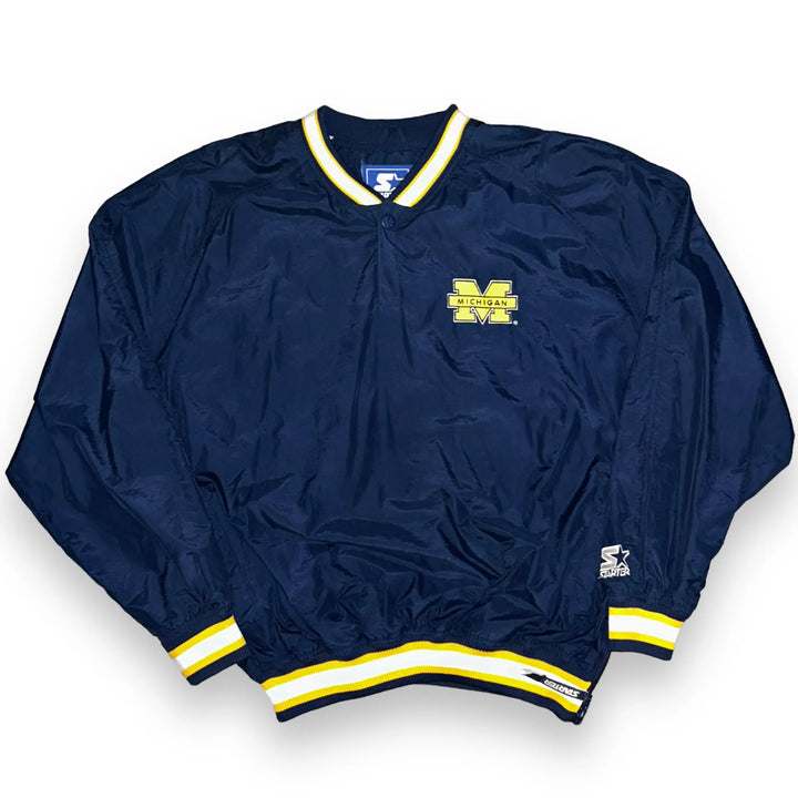 Michigan Wolverines Starter Windbreaker Vintage  (L)  - No Limit OG Styles-NO LIMIT OG STYLES