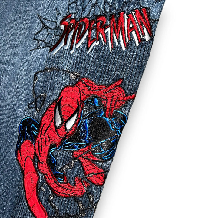 Baggy Jeans Johnny Blaze Spider-Man Marvel Vintage  (38 USA  XXL)-NO LIMIT OG STYLES