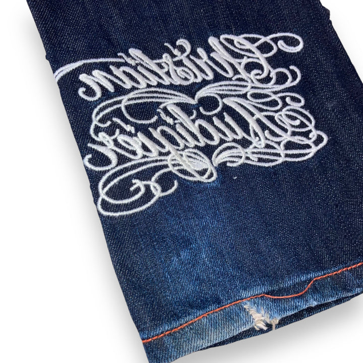 Baggy jeans Christian Audighier Ed Hardy  (26 USA  XS ) - NOLIMITOGSTYLES-NO LIMIT OG STYLES