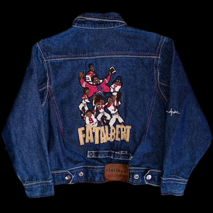 Jeans Jacket FUBU Fat Albert And Junkyard Gang  (XS)