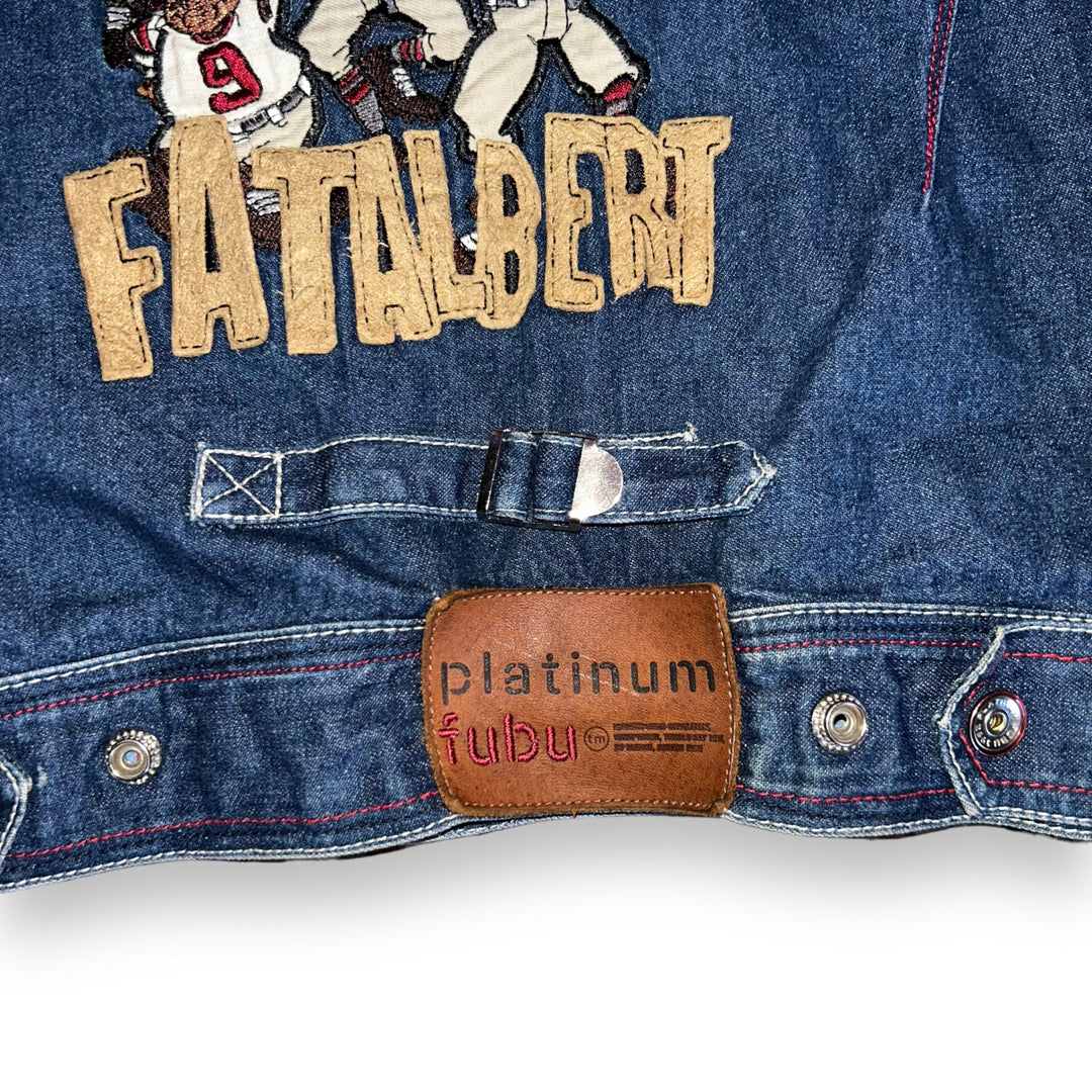 Jeans Jacket FUBU Fat Albert And Junkyard Gang  (XS)