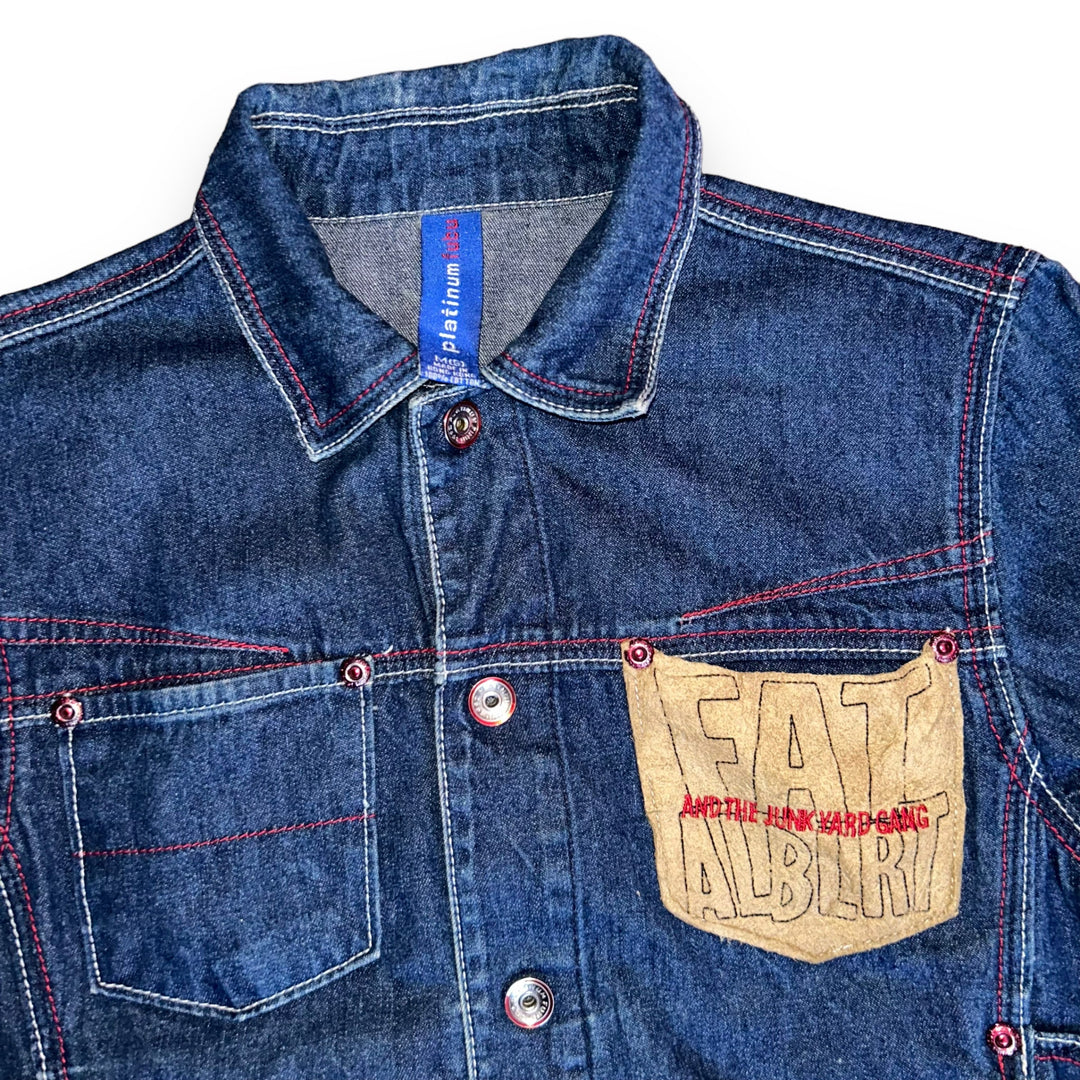 Jeans Jacket FUBU Fat Albert And Junkyard Gang  (XS)