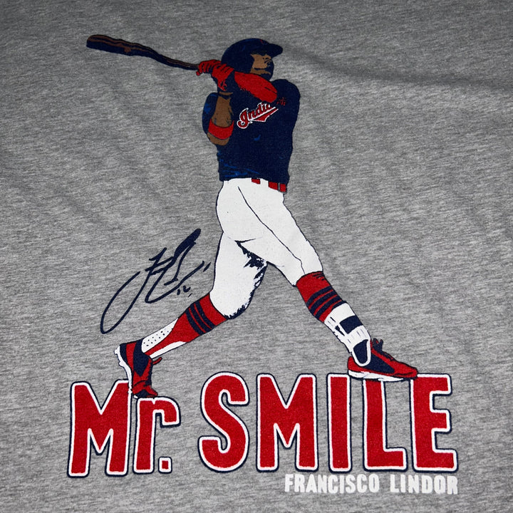 T-shirt M. Smile Francisco Lindor Indians MLB (XL)