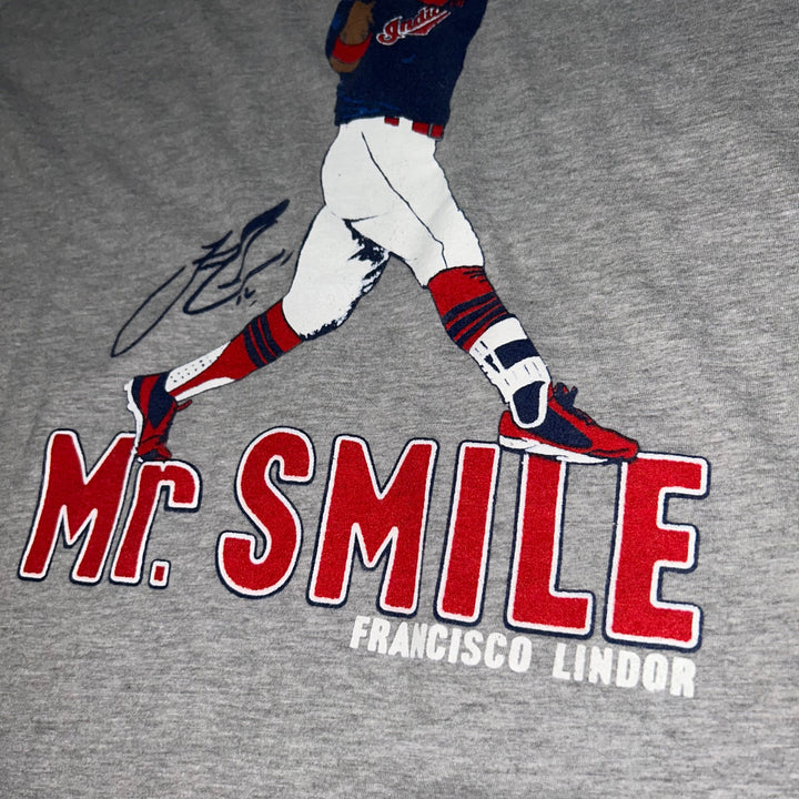 T-shirt M. Smile Francisco Lindor Indians MLB (XL)