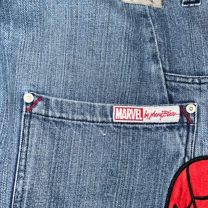 Baggy Jeans Johnny Blaze Spider-Man Marvel Vintage (34 USA L) - NOLIMITOGSTYLES-NONO LIMIT OG STYLES