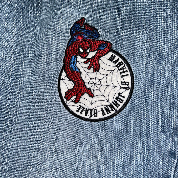 Baggy Jeans Johnny Blaze Spider-Man Marvel Vintage  (34 USA  L) - NOLIMITOGSTYLES-NO LIMIT OG STYLES