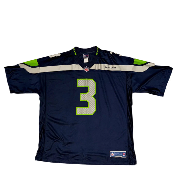 FRONT OF THE JERSEY NATIONAL FOOTBALL LEAGUE WILSON 3 SEATTLE SEAHAWKS