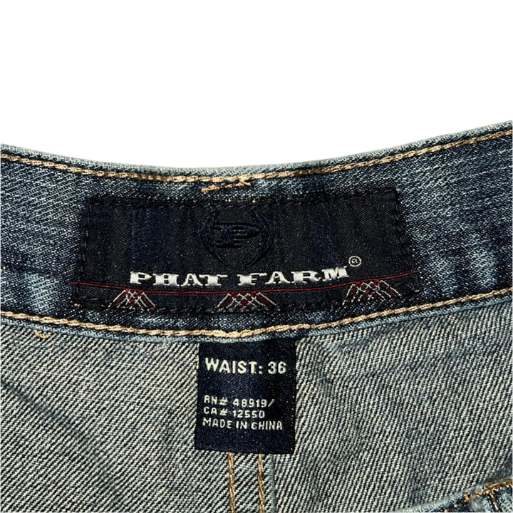 Short Jeans Phat Farm(36 / XL) - NOLIMITOGSTYLES-NO LIMIT OG STYLES