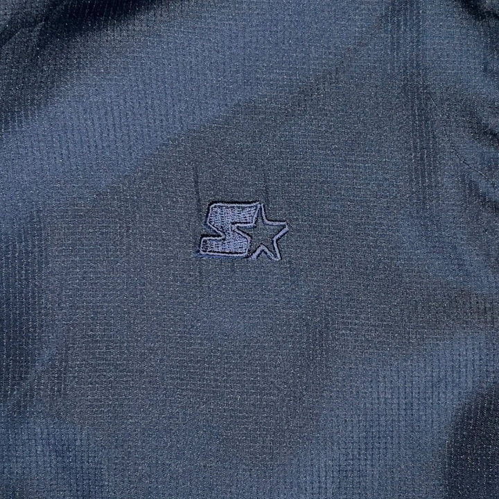 WINDBREAKER STARTE BLUE WHITE NOLLIMITOGSTYLES FRONT LOGO EMBROIDERY