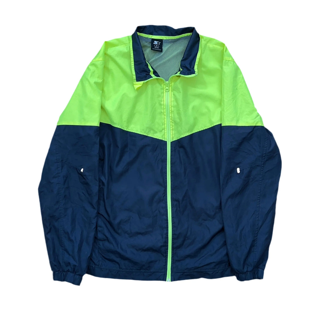 WINDBREAKER STARTER GREEN BLUE M NOLIMITOGSTYLES FRONT SIDE