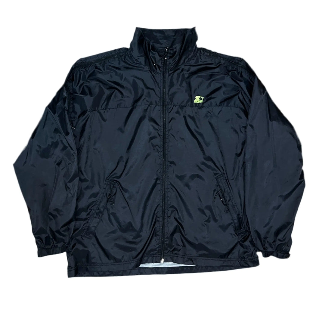 WINDBREAKER STARTER BLUE NAVY GREEN NOLIMITOGSTYLES FRONT SIDE