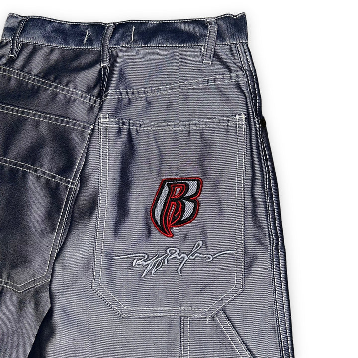 Baggy jeans Ruff Ryders shiny (24 USA XXS) - oldstyleclothing