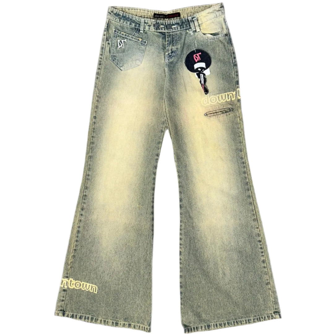 Jeans a zampa DownTown (32 USA M) - oldstyleclothing